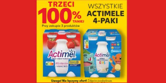 Kaufland: -100% na wszystkie Actimele 4-paki 06.02.2025