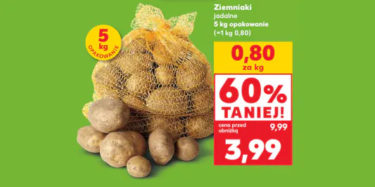 Kaufland: -60% na ziemniaki jadalne 09.04.2026