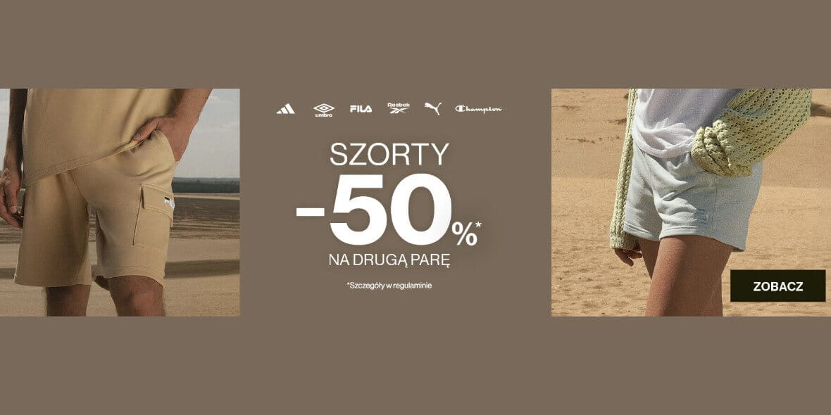 50 style: -50% na drugą parę szortów 06.05.2025