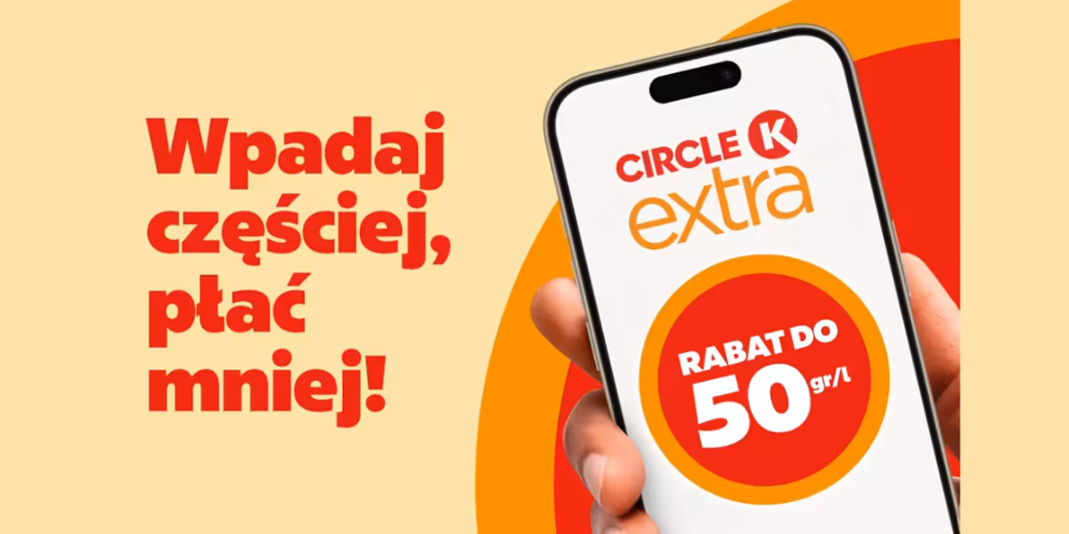 Circle K: Do -50 gr/l na paliwo i Hot Dog GRATIS