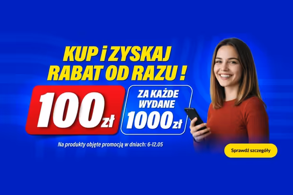 RTV EURO AGD: KOD rabatowy -100 zł za każde wydane 1000 zł