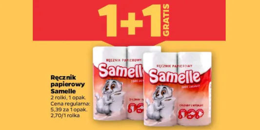 Netto: 1+1 GRATIS na ręcznik papierowy Samelle 26.05.2025