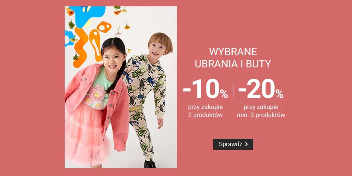 Smyk: Do -20% na wybrane ubrania i buty