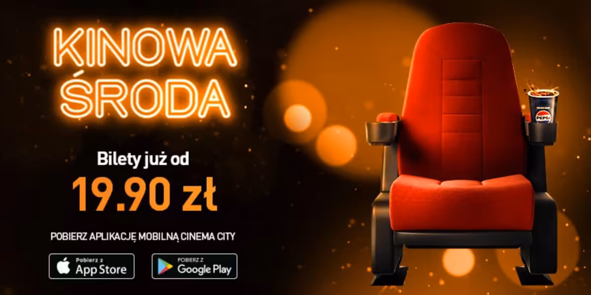 Cinema City: Od 19,90 zł za bilet do kina