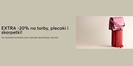 eobuwie.pl: -20% EXTRA na torby, plecaki i skarpetki 20.02.2025