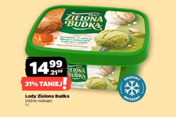 : -31% na lody Zielona Budka