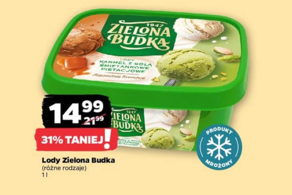 : -31% na lody Zielona Budka