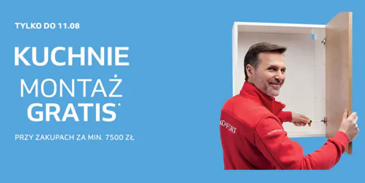 Komfort:  Montaż kuchni GRATIS 24.06.2026