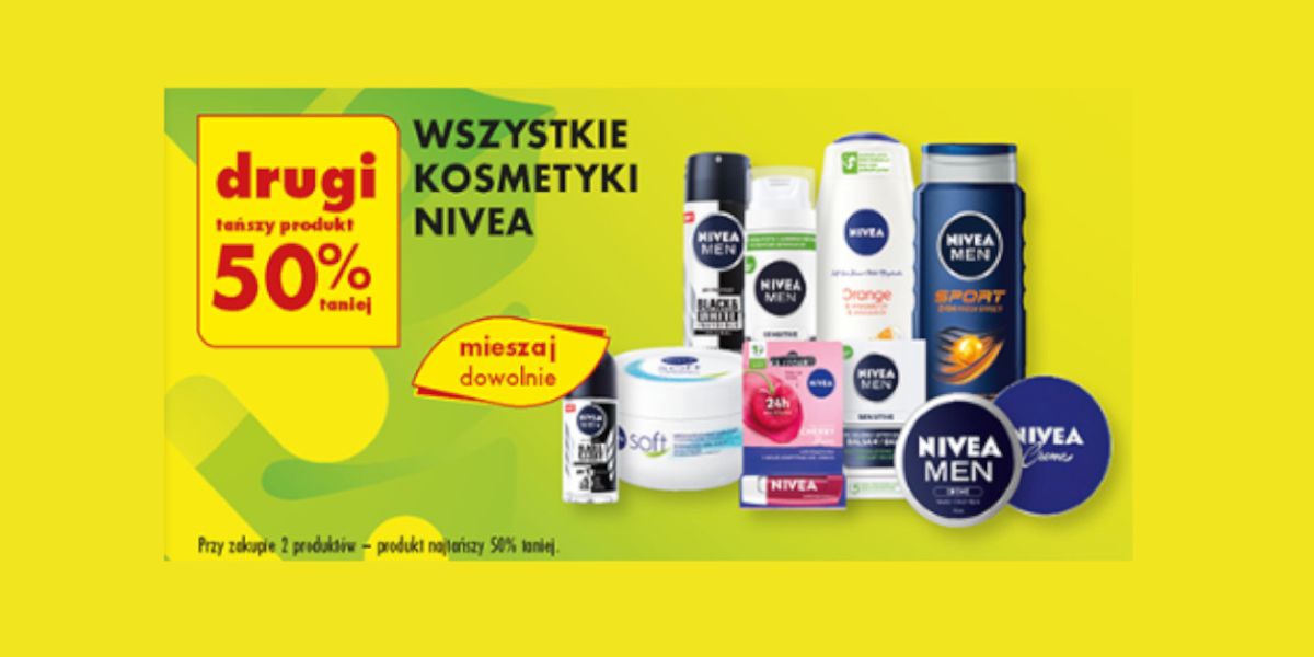 Biedronka: -50% na wszystkie kosmetyki Nivea