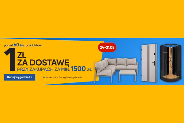 Castorama: 1 zł za dostawę przy zakupach za min. 1500 zł
