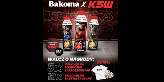 Loterie i Konkursy:  Konkurs Bakoma x KSW 15.09.2026