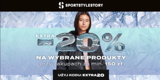 Sportstylestory.com: KOD rabatowy -20% na wybrane produkty 18.12.2024