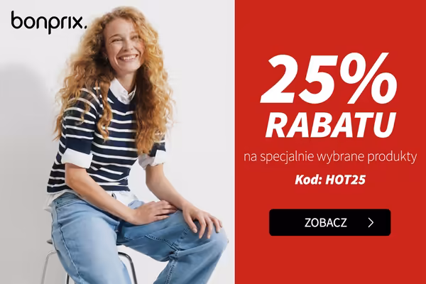Bonprix: KOD rabatowy -25% i darmowa dostawa