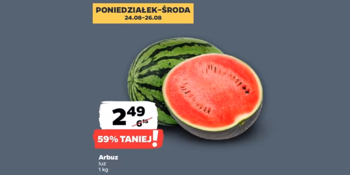 Netto: -59% na arbuza