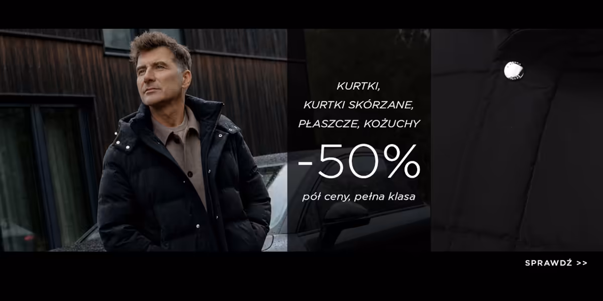 Giacomo Conti: -50% na kurtki i płaszcze