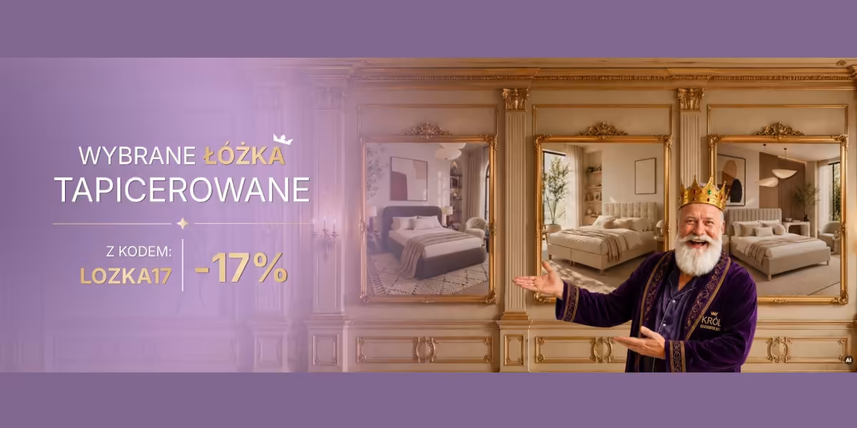 Król Materacy: KOD rabatowy -17% na wybrane łóżka