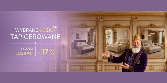 Król Materacy: KOD rabatowy -17% na wybrane łóżka 04.09.2026