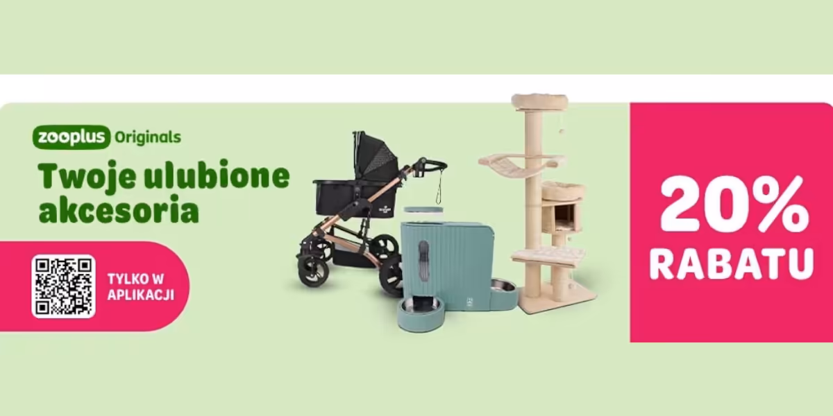 zooplus: -20% na wybrane akcesoria tylko w aplikacji zooplus