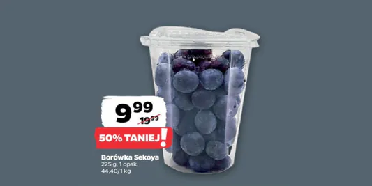 Netto: -50% na borówkę Sekoya 08.05.2025