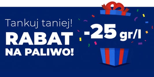 MOYA: KOD rabatowy -25 gr/l na paliwo 01.06.2025