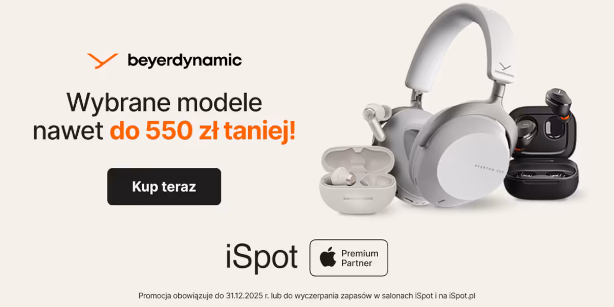 iSpot: Do -550 zł na urządzenia Beyerdynamic