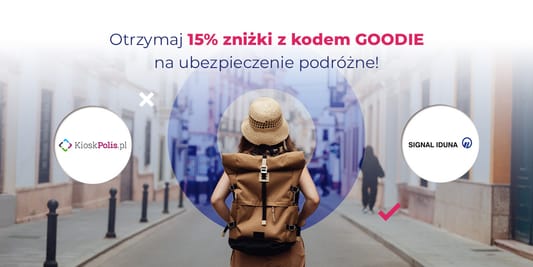 Signal Iduna - KioskPolis.pl: KOD rabatowy -15% na ubezpieczenie podróżne 22.01.2025