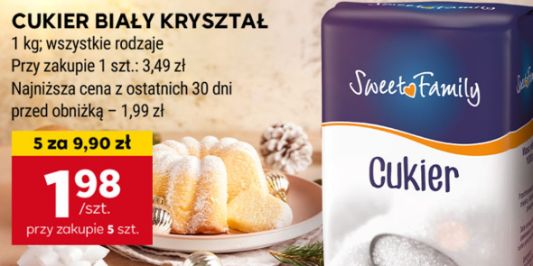 Stokrotka Supermarket: 1,98 zł za cukier biały 19.12.2024