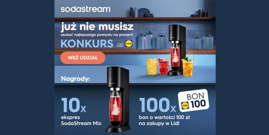 Lidl:  Świąteczny konkurs SodaStream 26.11.2025