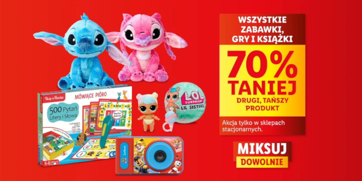 Lidl: -70% na zabawki, gry i książki
