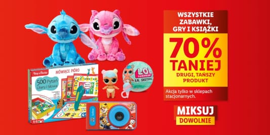 Lidl: -70% na zabawki, gry i książki 29.05.2025