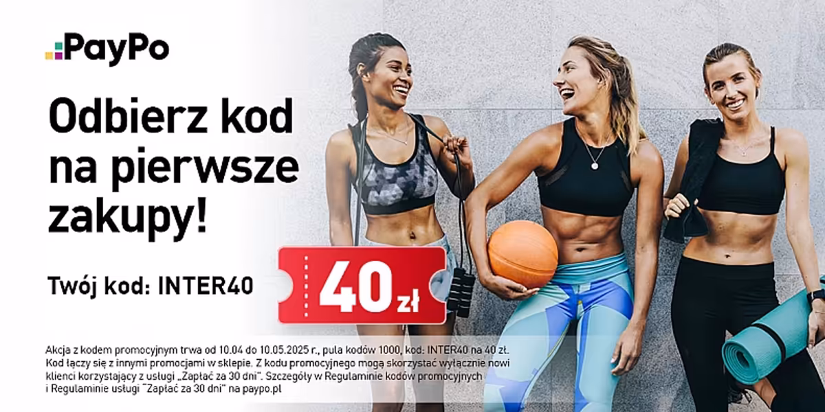 Intersport: KOD rabatowy -40 zł na pierwsze zakupy