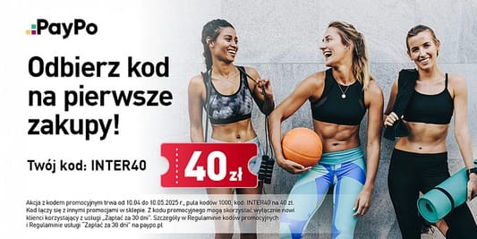 Intersport: KOD rabatowy -40 zł na pierwsze zakupy 15.04.2025