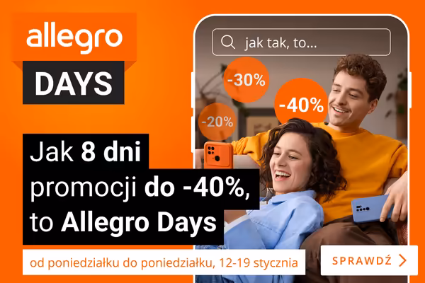 Allegro: Do -40% na Allegro Days