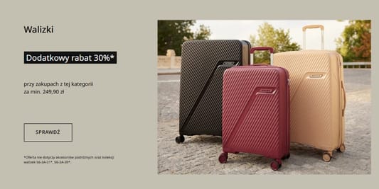 Wittchen: -30% ekstra na  walizki 04.11.2025
