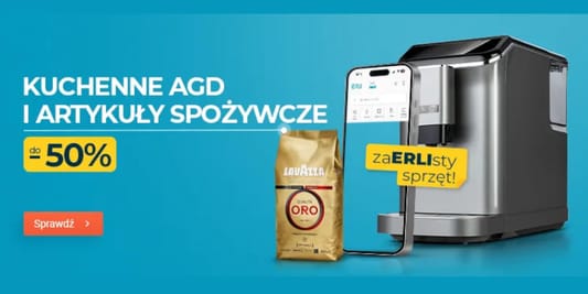 ERLI.pl: Do -50% na kuchenne AGD i artykuły spożywcze 02.06.2025