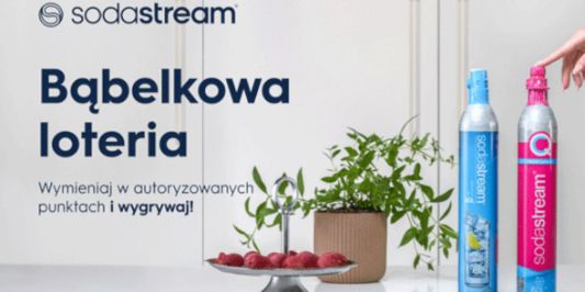 Loterie i Konkursy:  „Bąbelkowa loteria” marki SodaStream 11.06.2024