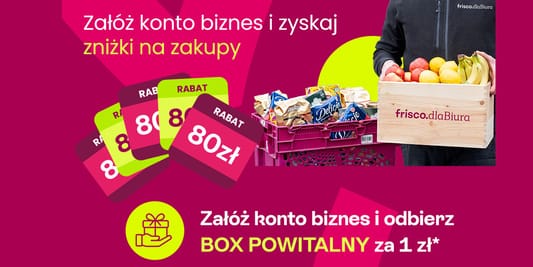 Frisco: KOD rabatowy -90 zł dla nowo zarejestrowanych podmiotów B2B 22.01.2026