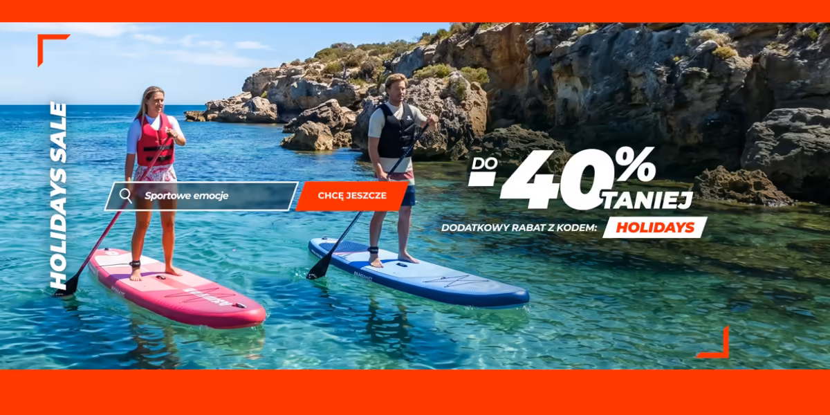 Sportano.pl: KOD rabatowy Do -40% na wybrany asortyment