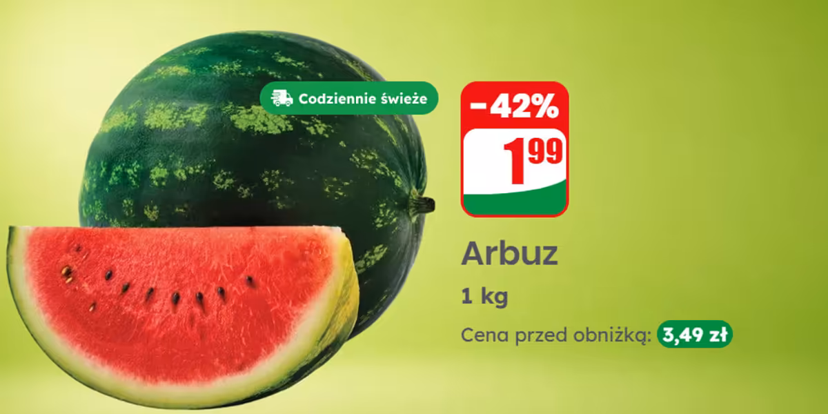 Dino: -42% na arbuzy