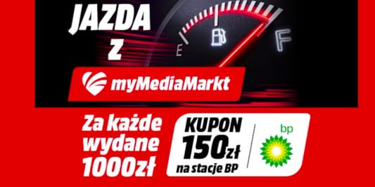 Media Markt: KUPON 150 zł na stacje BP za każde wydane 1000 zł 23.09.2026
