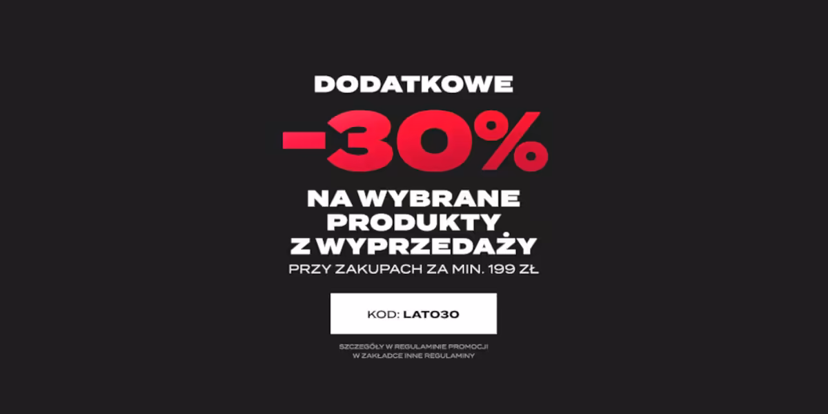 Sportstylestory.com: KOD rabatowy Dodatkowe -30% na produkty z wyprzedaży