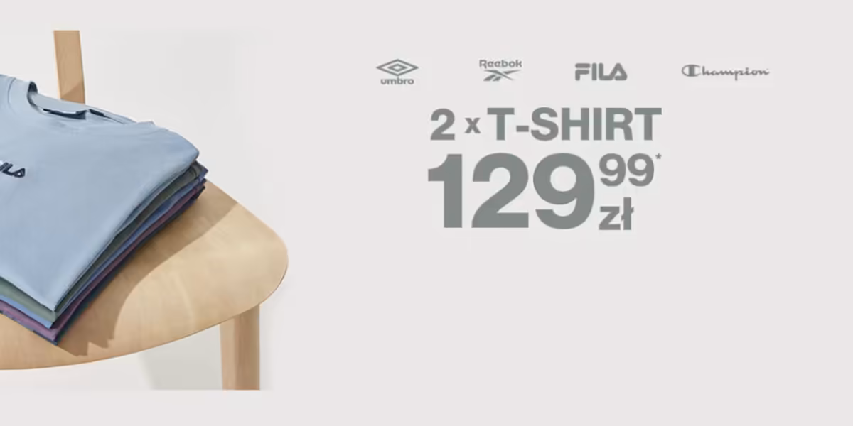 50 style: 129,99 zł za 2 T-shirty