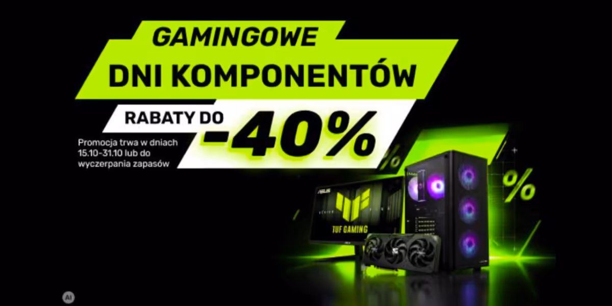 Komputronik: Do -40% na komponenty komputerowe