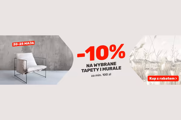 : -10% na tapety i murale