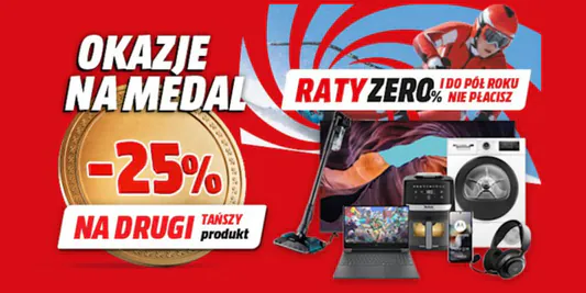 Media Markt: -25% na drugi produkt 02.02.2026