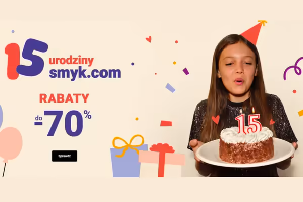 Smyk: Do -70% z okazji urodzin