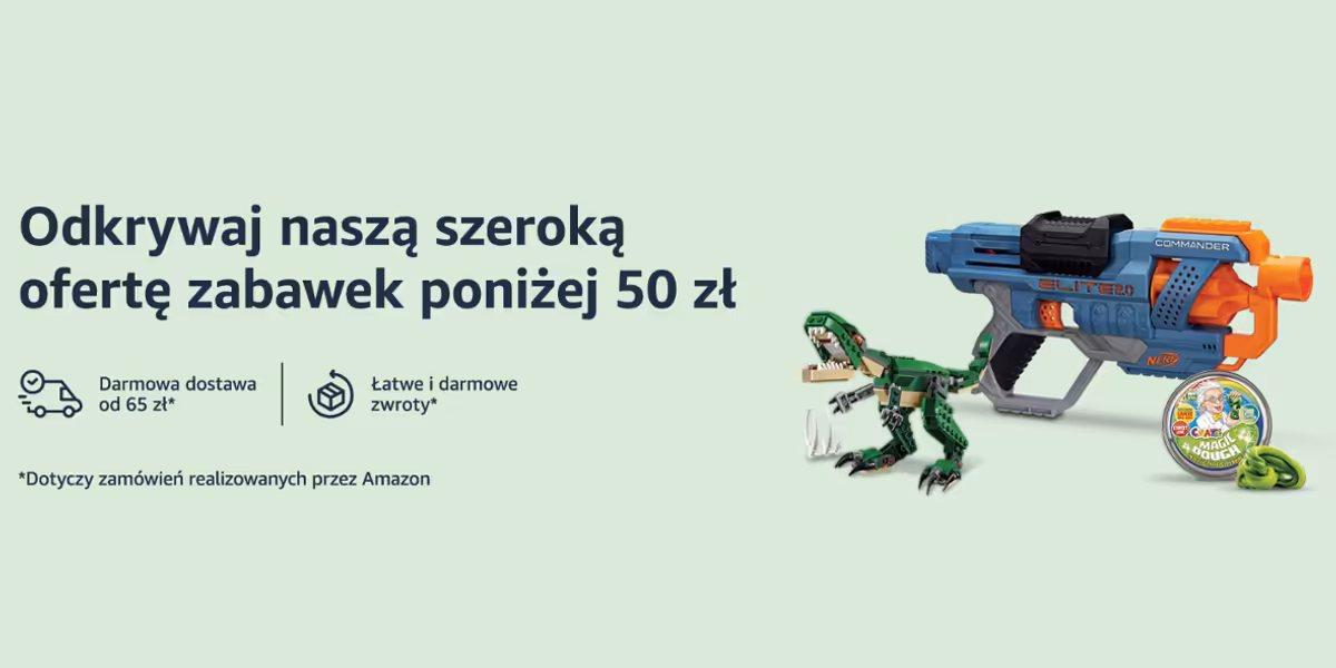 Amazon: Zabawki za mniej niż 50 zł