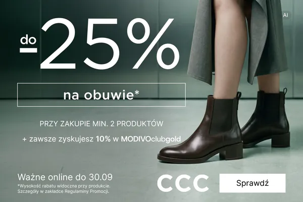CCC: Do -25% na buty