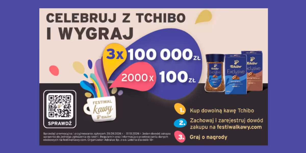 Frisco: Loteria Celebruj z Tchibo i zgarniaj wielkie wygrane
