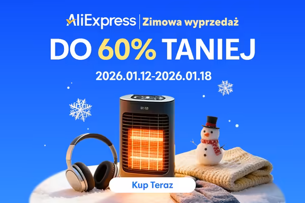AliExpress: KOD rabatowy Do -55$ i zniżki do -60%